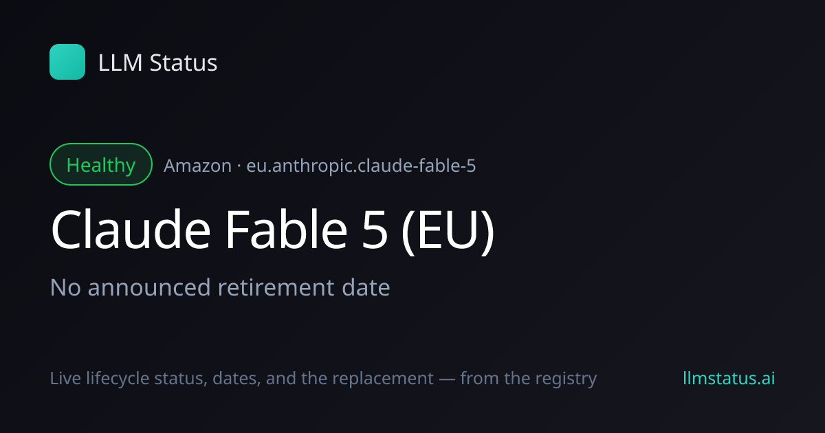 New model: Claude Fable 5 (EU) (Amazon)