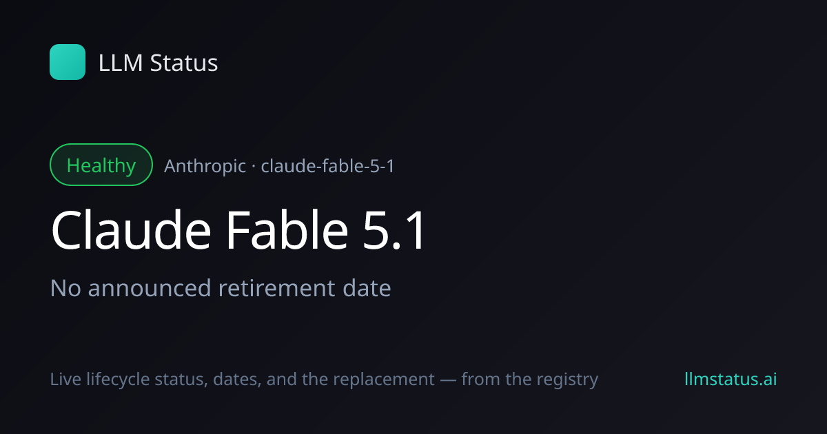 New model: Claude Fable 5.1 (Anthropic)