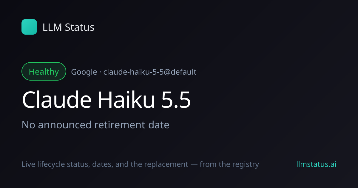 New model: Claude Haiku 5.5 (Google)
