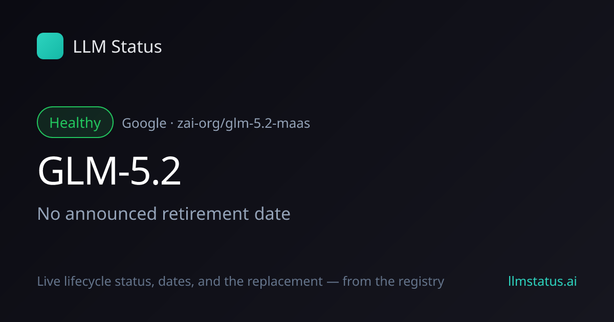 New model: GLM-5.2 (Google)