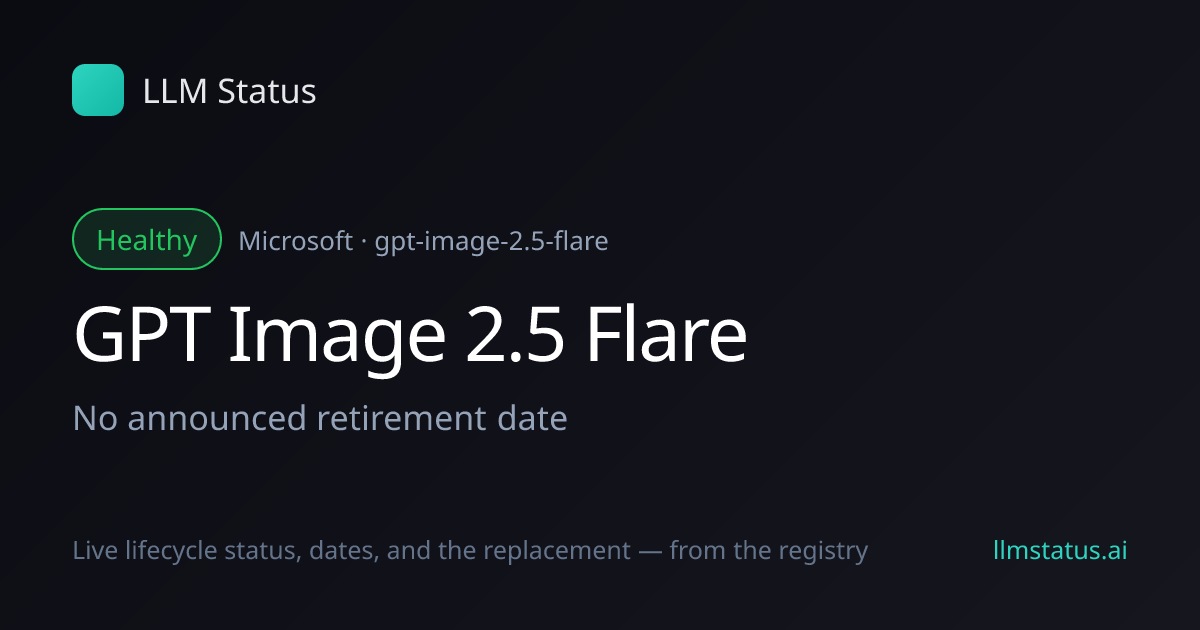 New model: GPT Image 2.5 Flare (Microsoft)